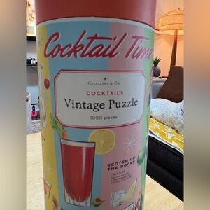 Cavallini & Co. Vintage Cocktail Puzzle NEW!